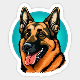 German Shepherd Dog Sticker